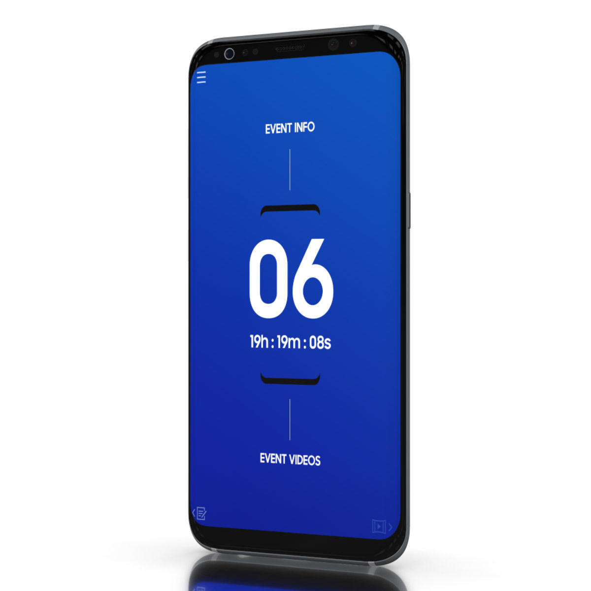 Samsung Galaxy S8 for Element 3D 3D model_34