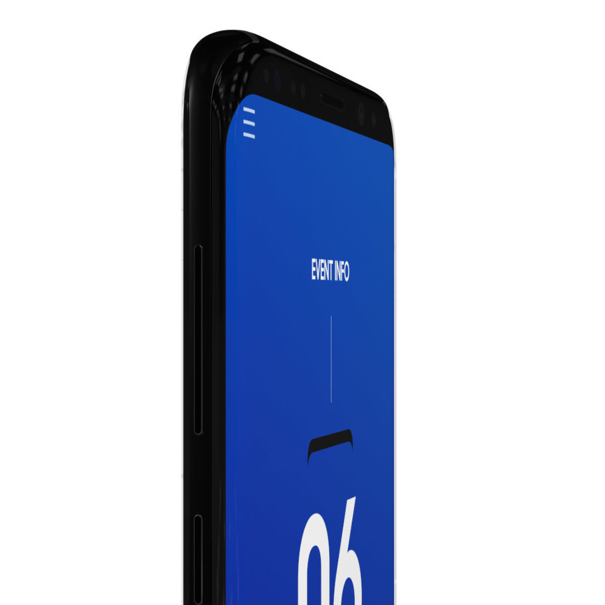Samsung Galaxy S8 for Element 3D 3D model_11