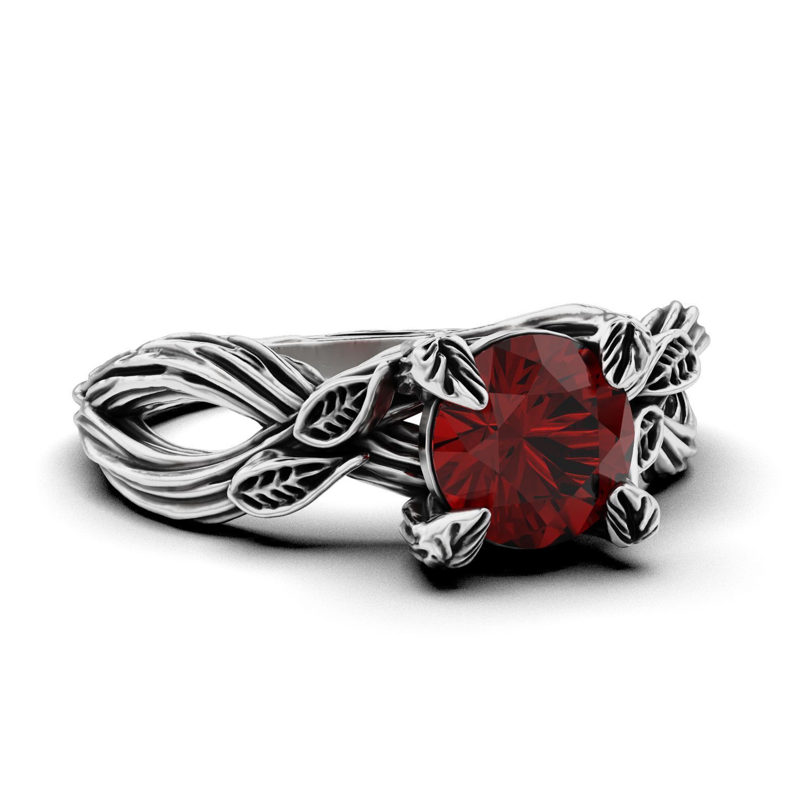 Engagement ring tree 3D print model_1