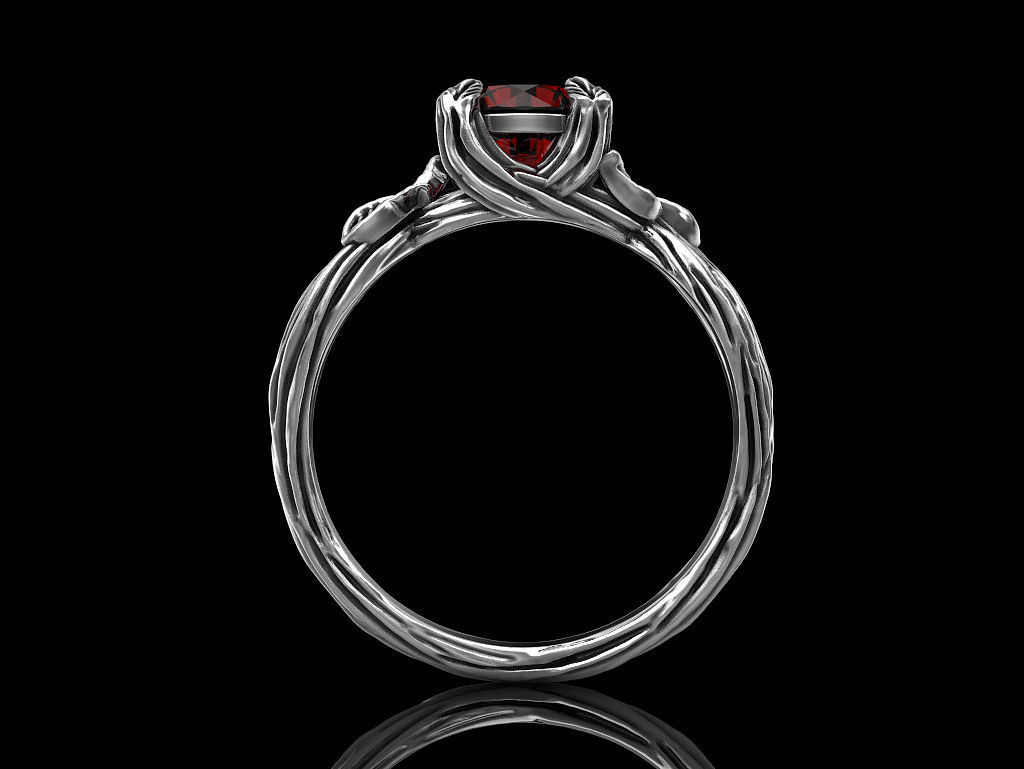 Engagement ring tree 3D print model_14