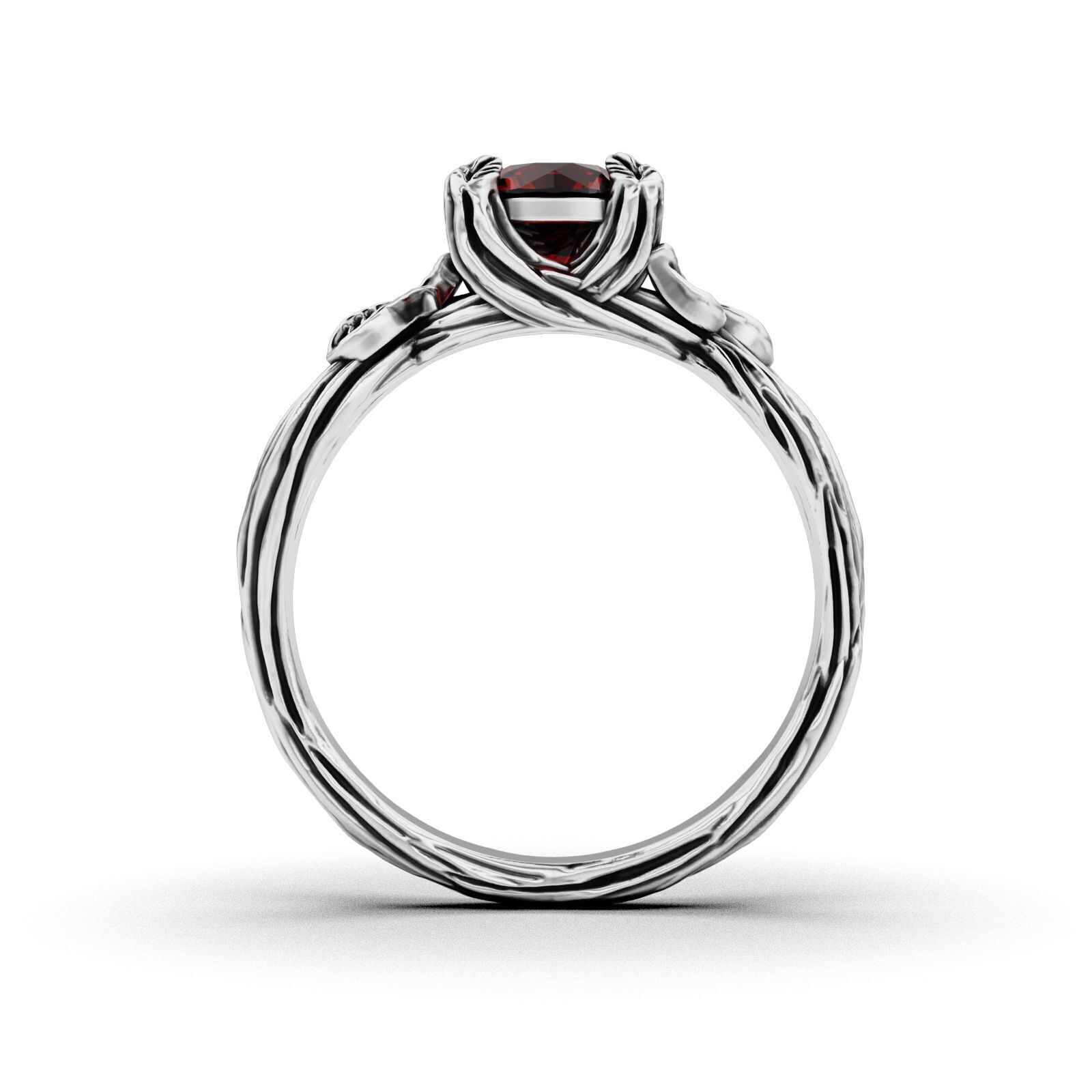 Engagement ring tree 3D print model_8