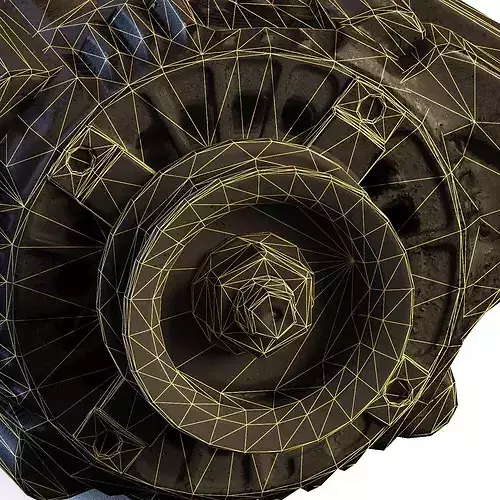 Car generator 01 Low-poly 3D model 6