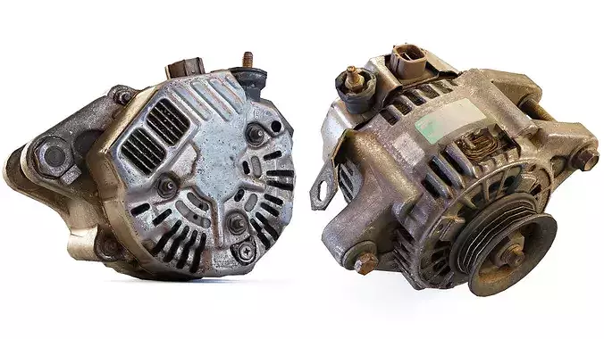 Car generator 01 Low-poly 3D model