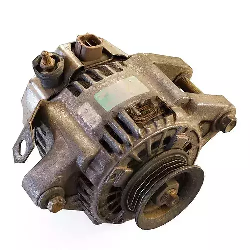 Car generator 01 Low-poly 3D model 7