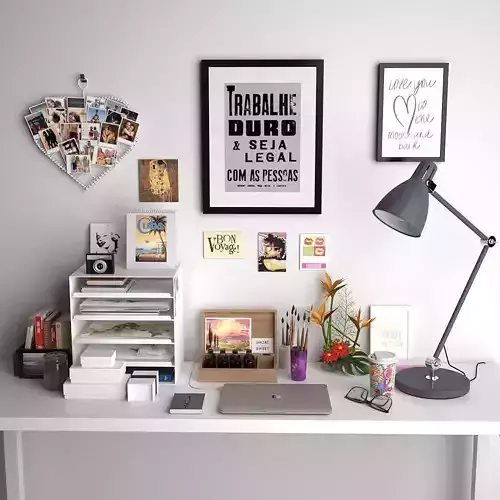 Desk decoration 3D model