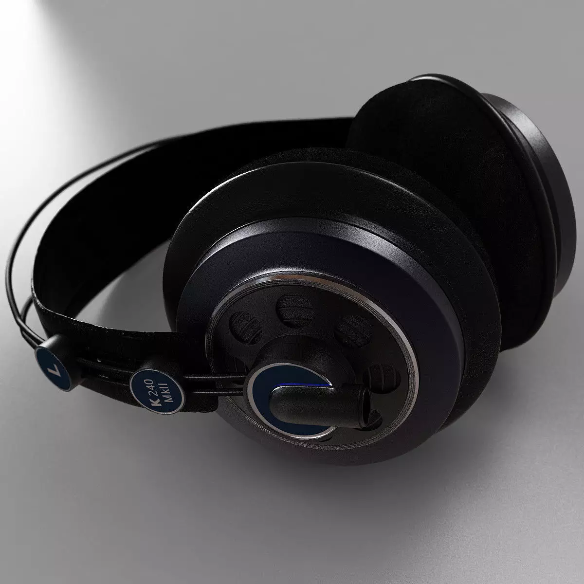 headphones akg k240 mk2 3D model