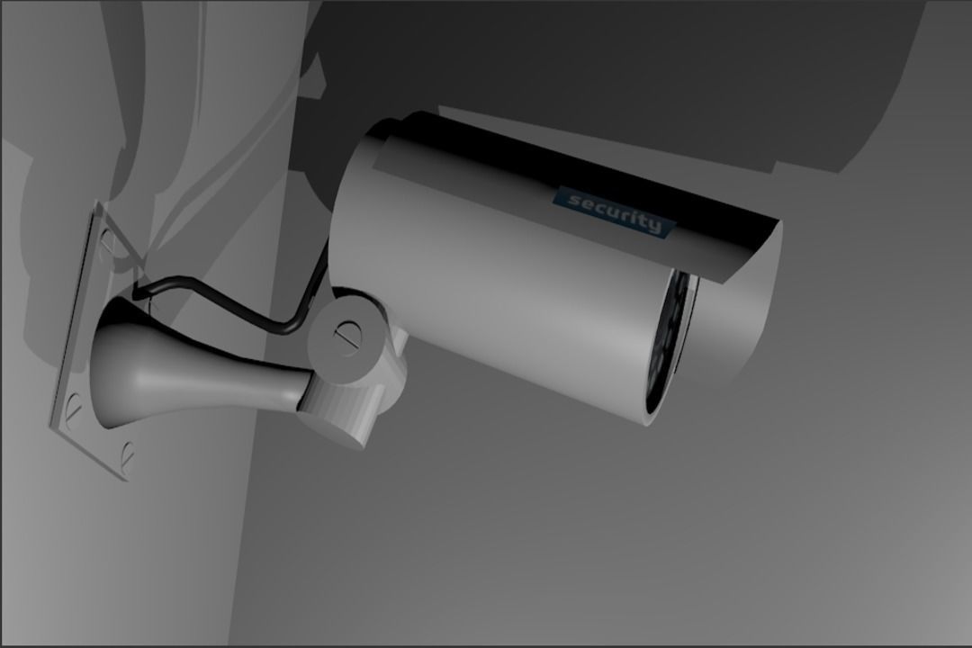 Security camera 3D model_2
