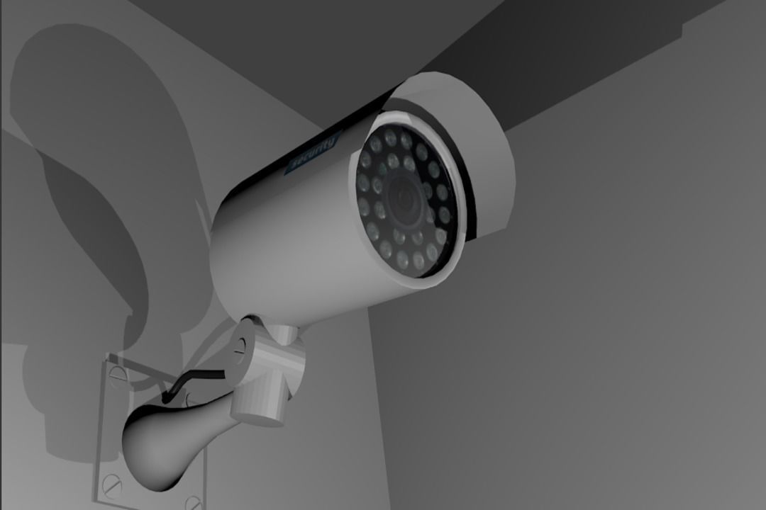 Security camera 3D model_3