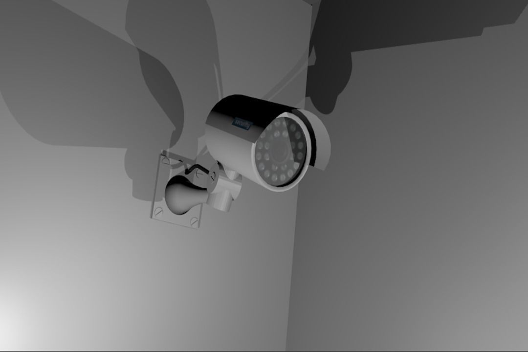 Security camera 3D model_1