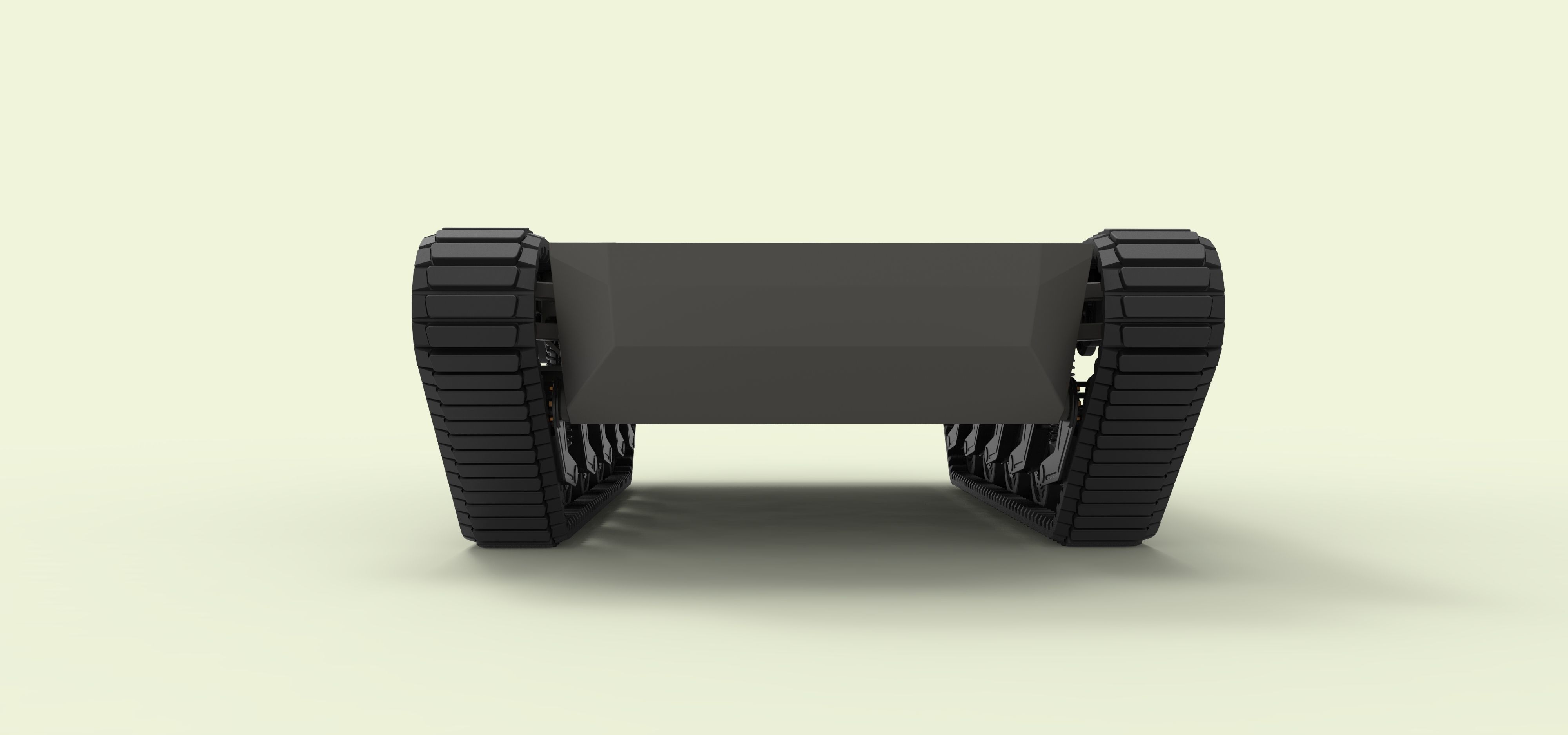 Rubber track chassis 3D model_4