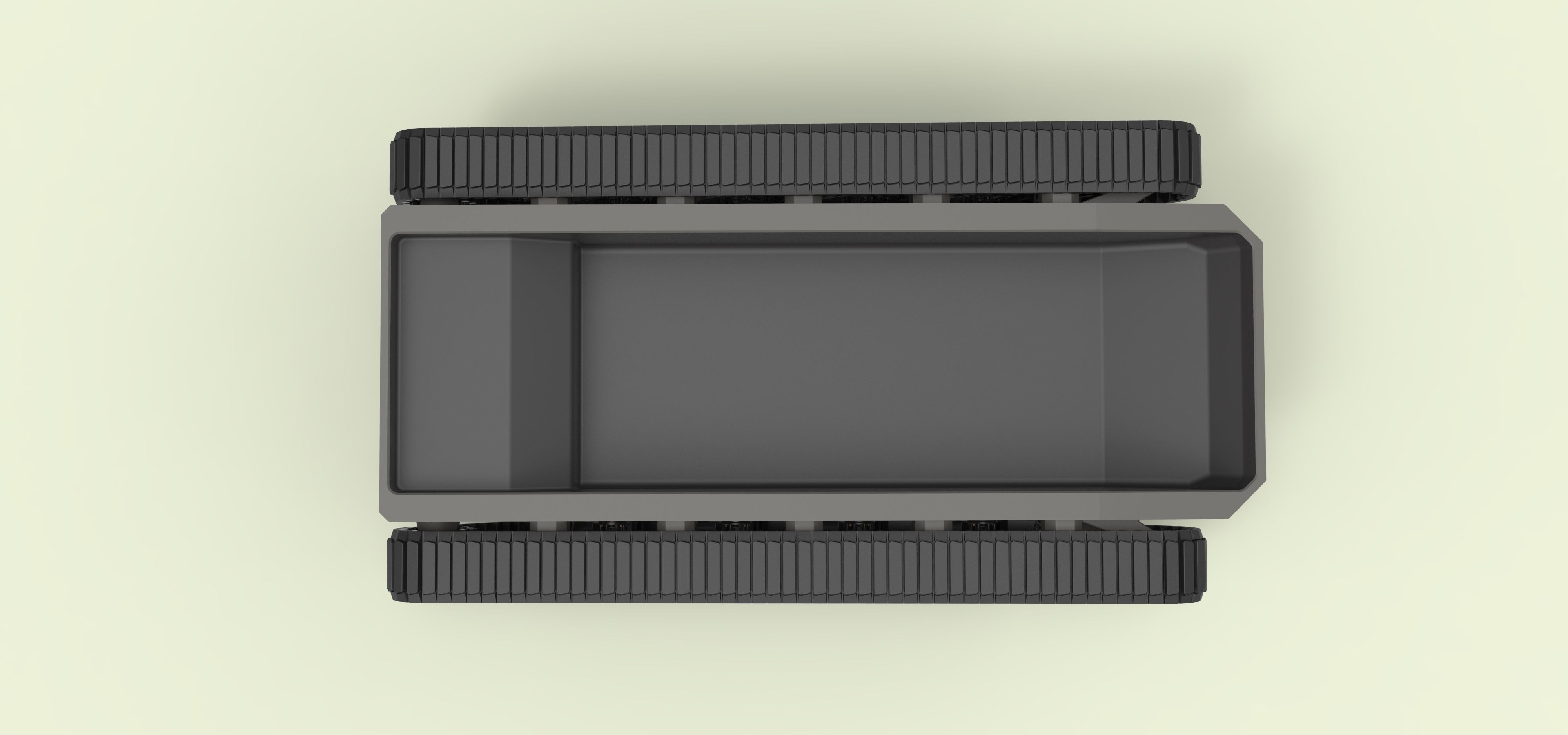 Rubber track chassis 3D model_18