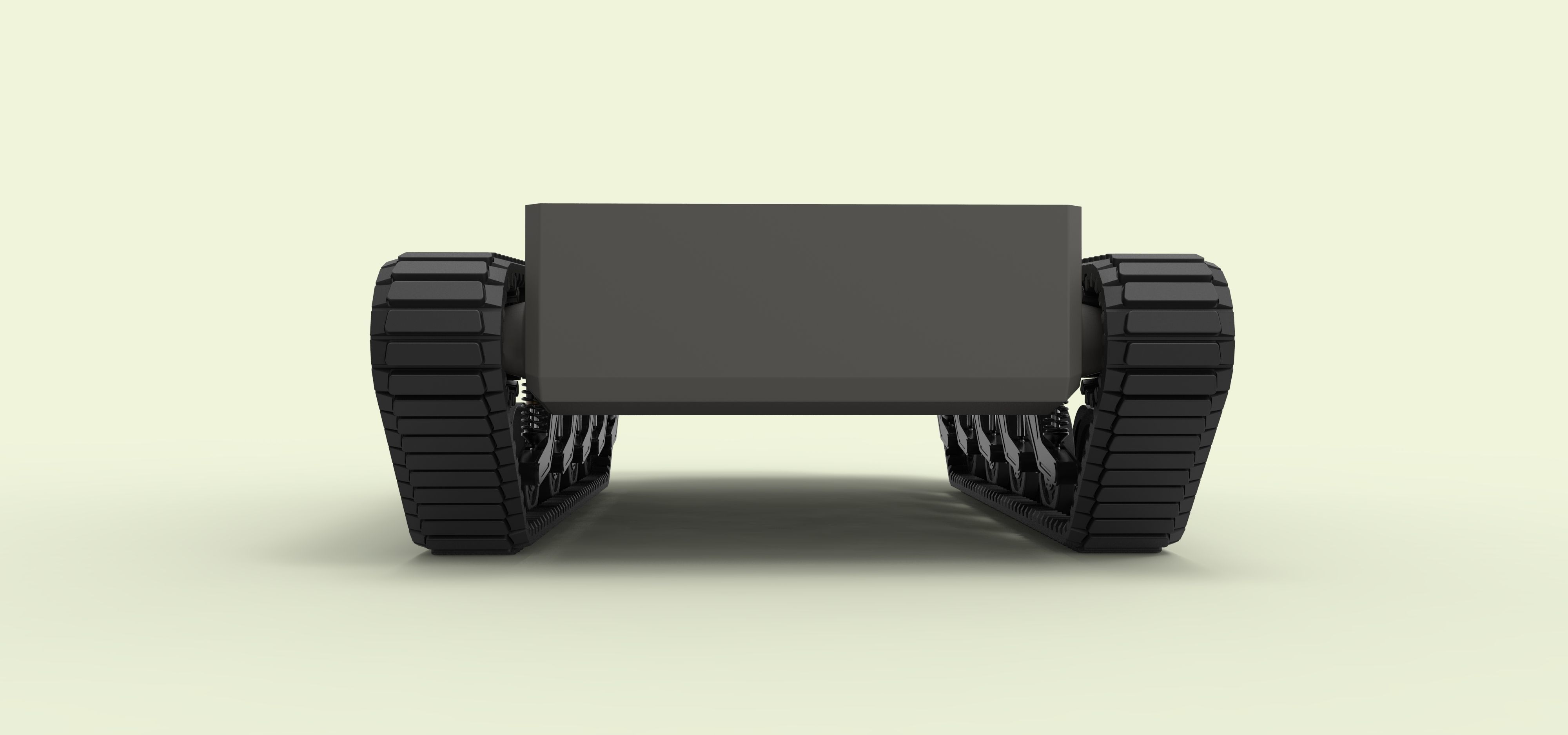 Rubber track chassis 3D model_10