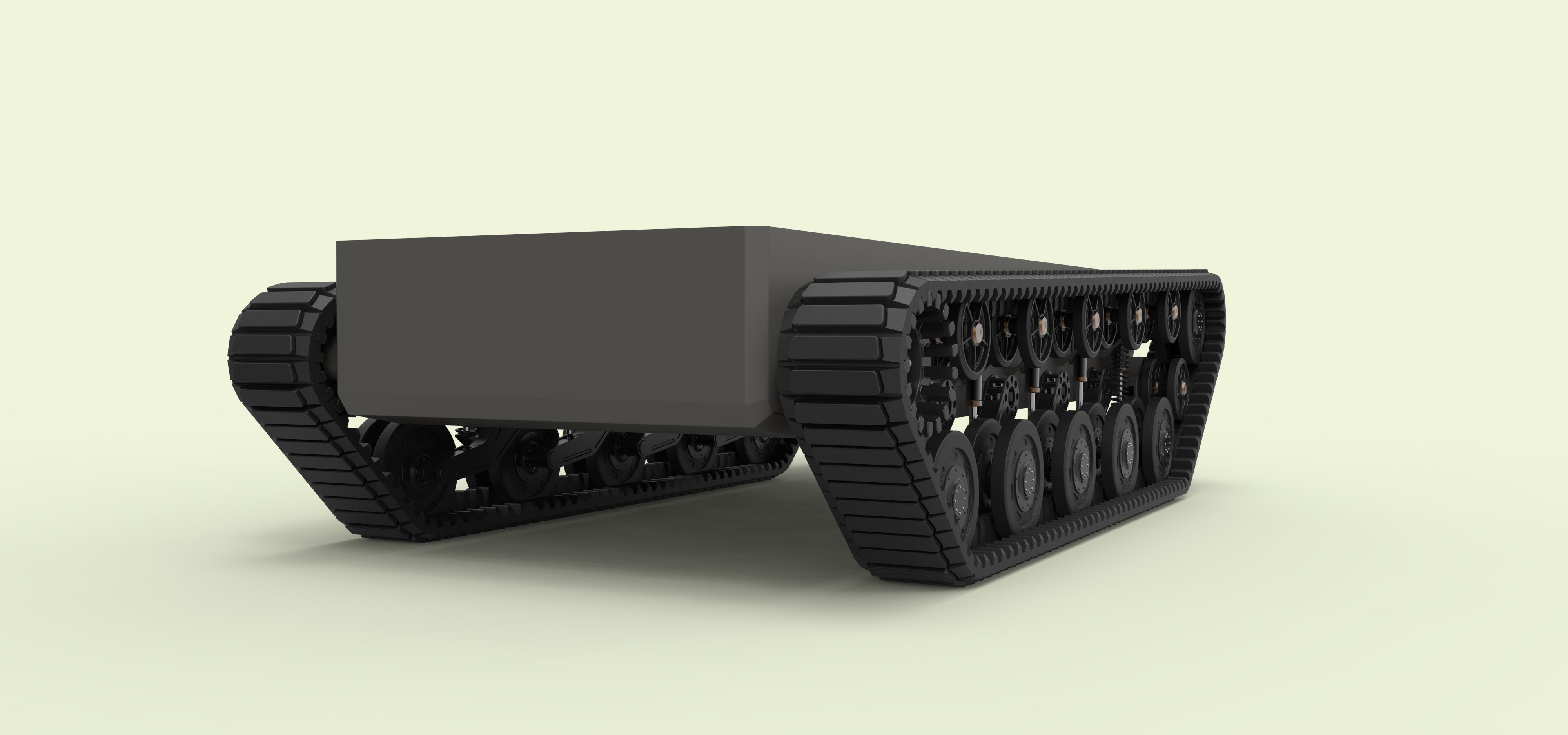 Rubber track chassis 3D model_20