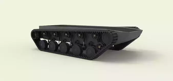 Rubber track chassis