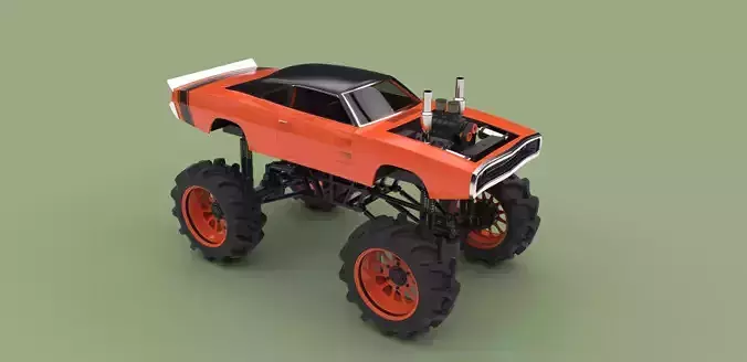 Mud truck 2 3D model