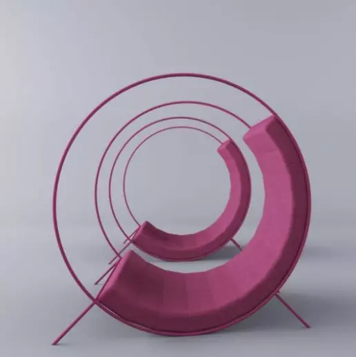 Halo Lounge Chair 3D print model