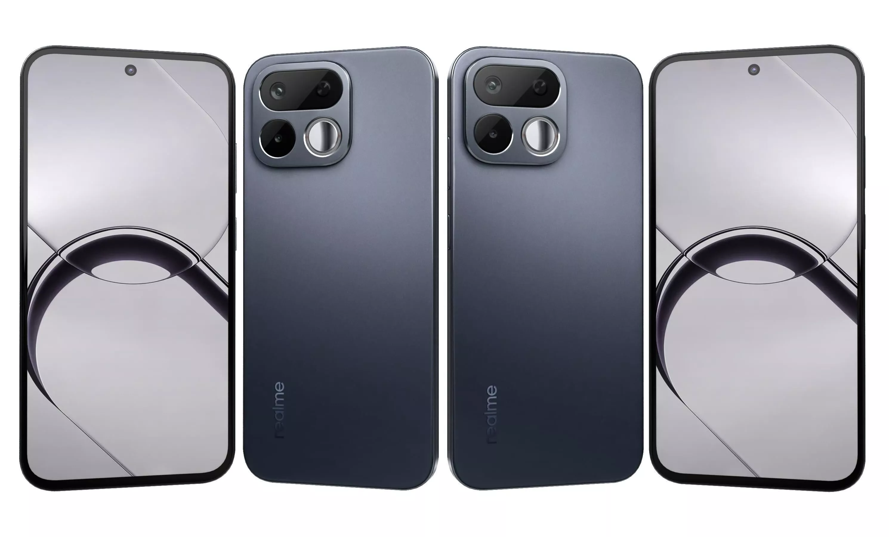Realme 16T 5G Starlight Black 3D model