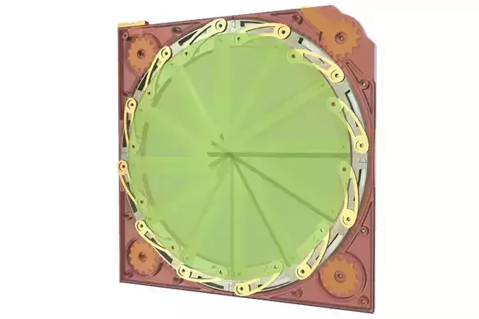 Operational mechanical iris