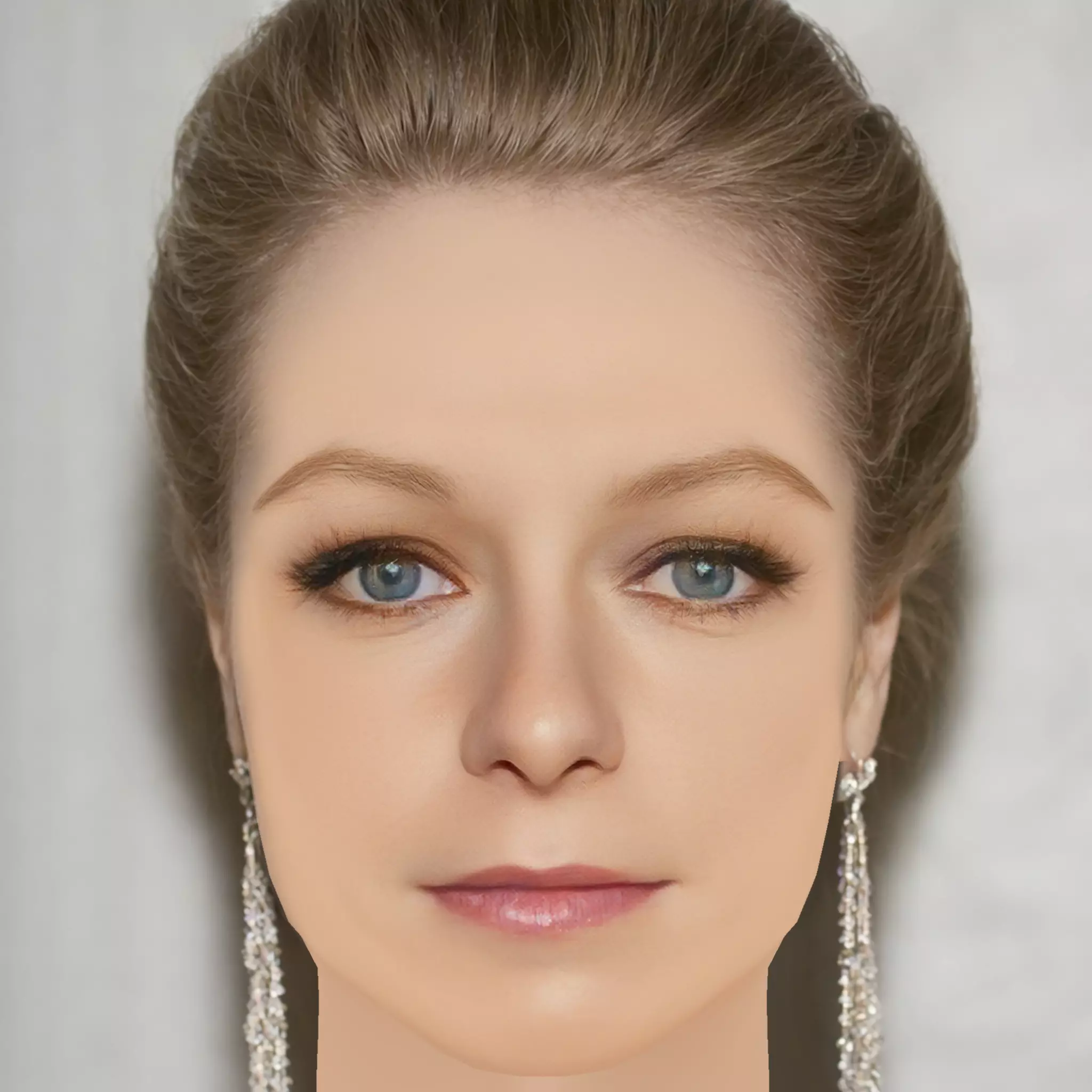 Samantha Morton Head - No Hair - Low poly head for game Low-poly 3D model