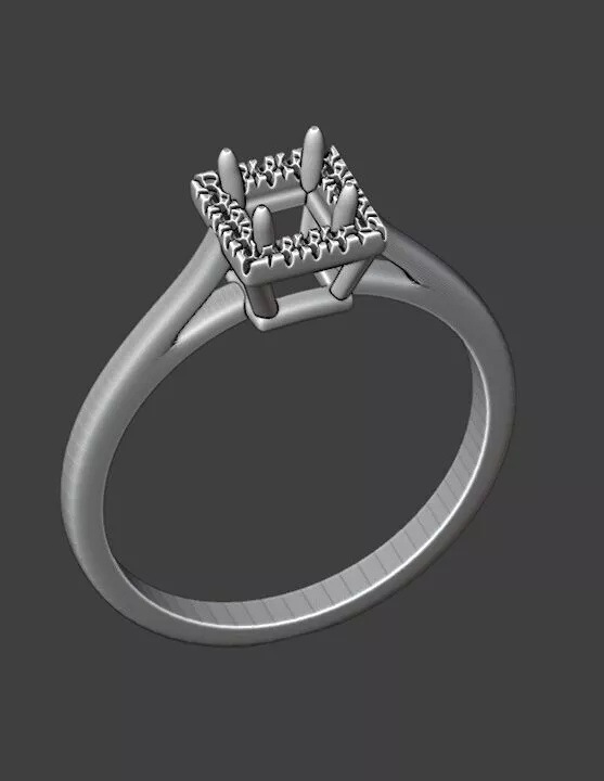 Halo Ring at 3D print model