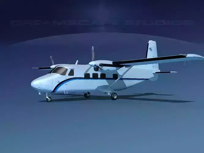 Harbin Y-12 II V09 3D model