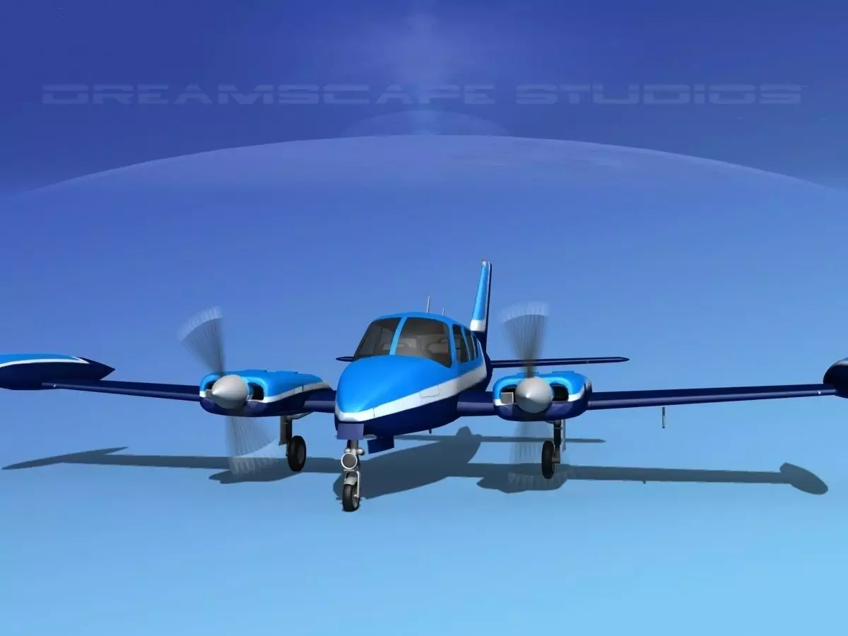 Cessna 320 Skyknight V01 3D model