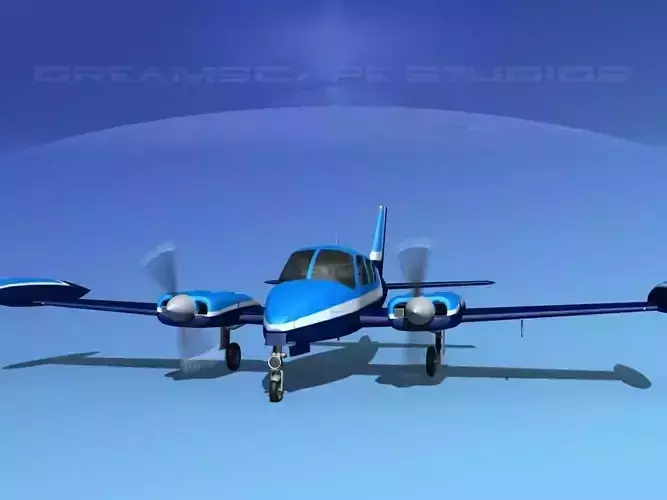 Cessna 320 Skyknight V01 3D model