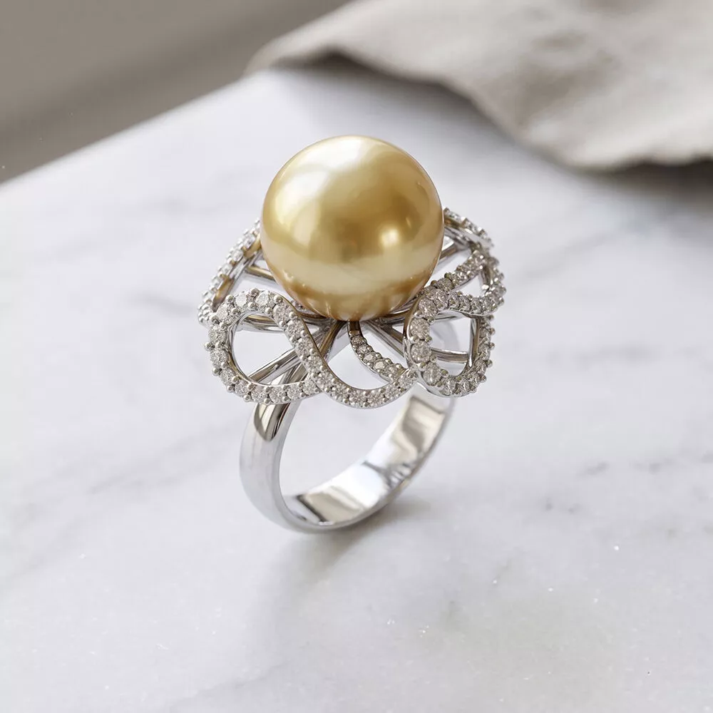 Pearl ring 3D print model