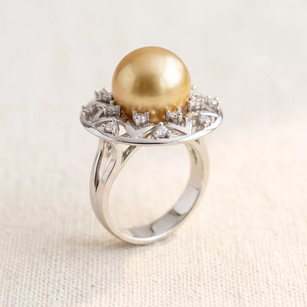 Pearl ring 3D print model