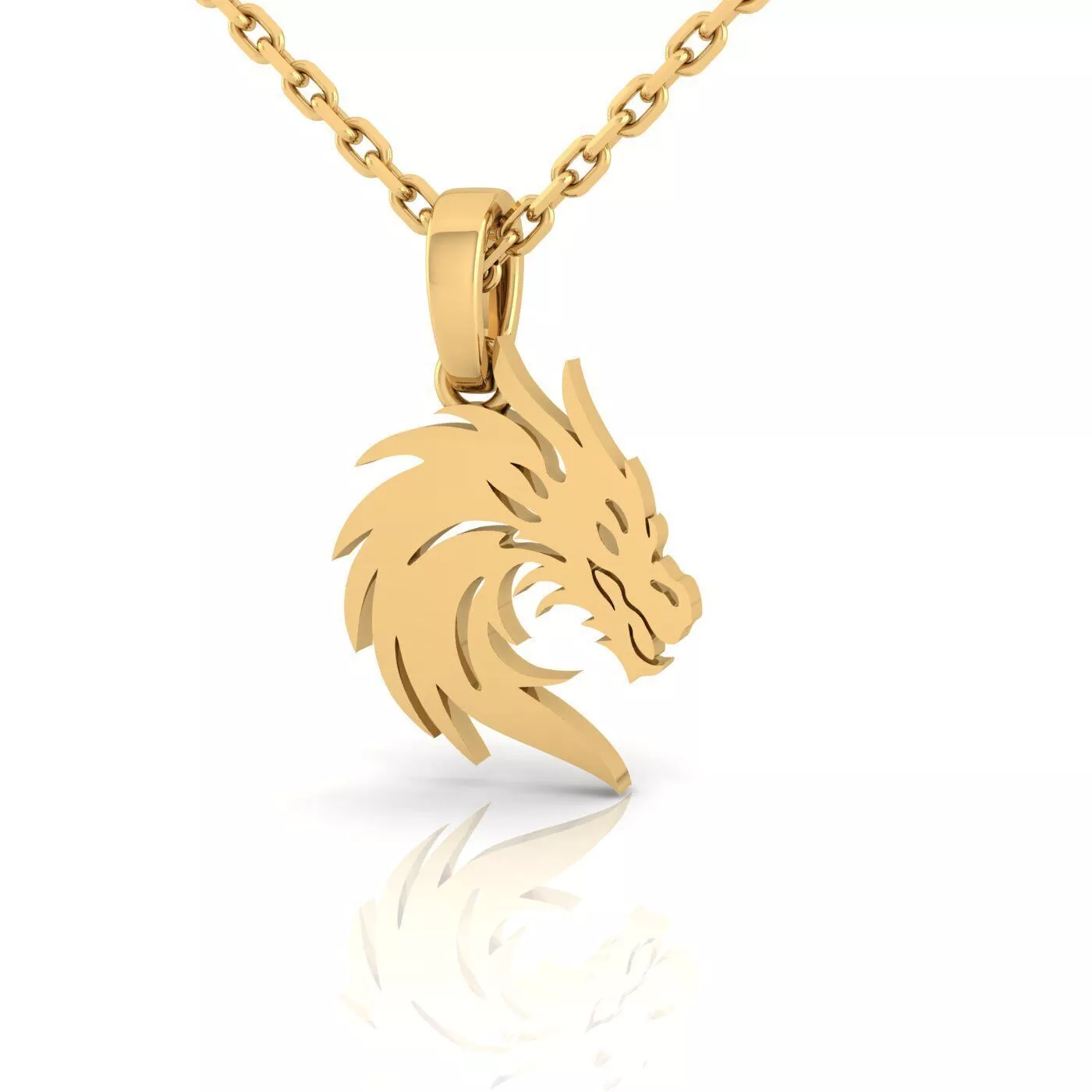 Dragon Head Pendent 3D print model