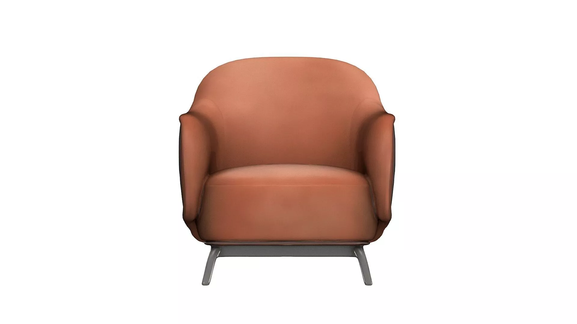 Lounge chair Low-poly 3D model