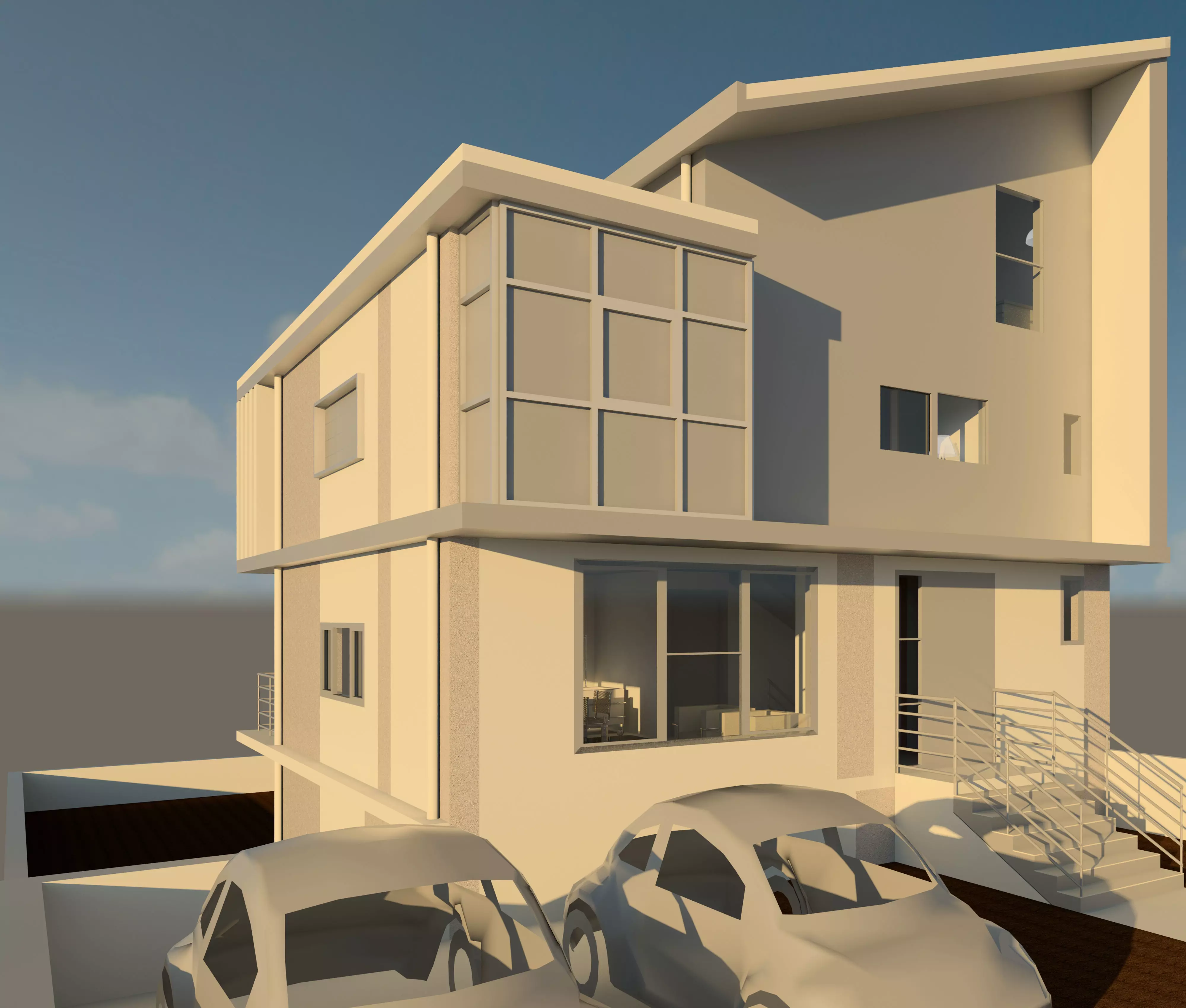 House Design Revit Model 3D model
