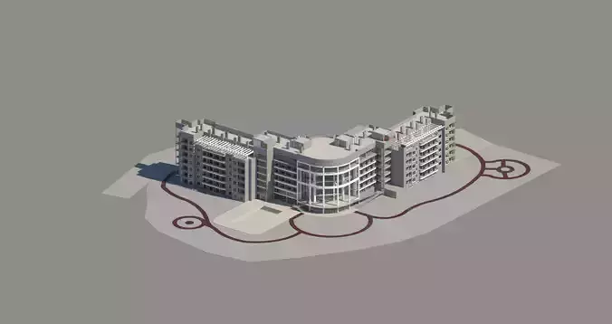 Rest Home Revit Design Project 2017 3D model