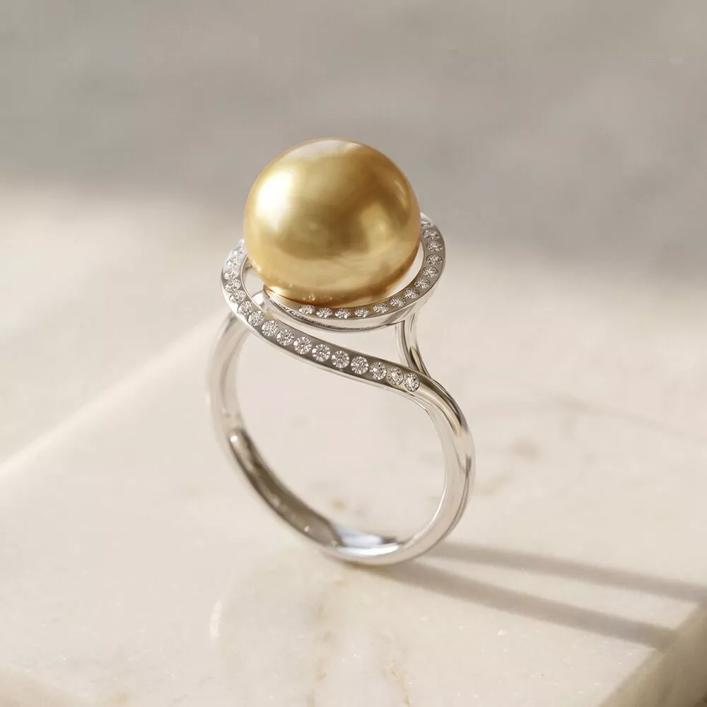 Pearl ring 3D print model