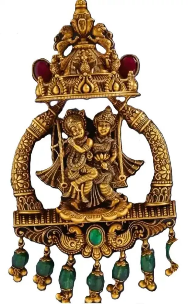Radhakrishna Earring stl file 3D print model