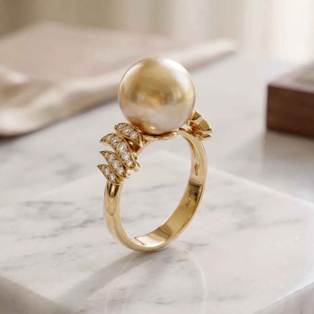 Pearl ring 3D print model