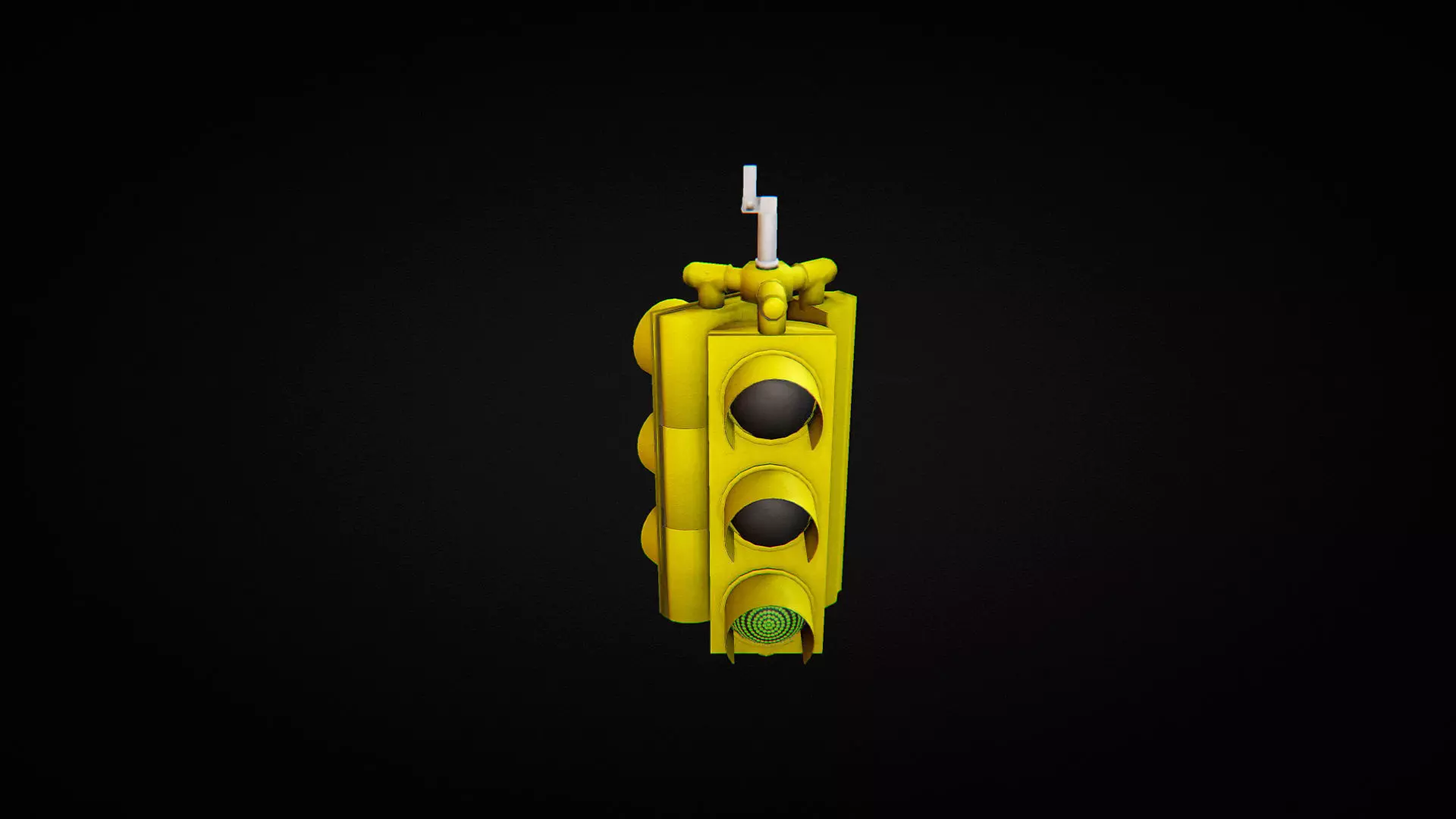 Semaphore For Games Free low-poly 3D model