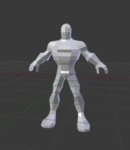 Low Poly Guns With Free Low Poly Character Low-poly 3D model_16