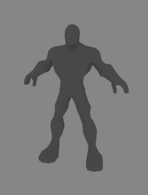 Low Poly Guns With Free Low Poly Character Low-poly 3D model_17