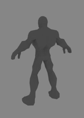 Low Poly Guns With Free Low Poly Character Low-poly 3D model_14