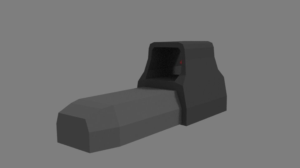 Low Poly Guns With Free Low Poly Character Low-poly 3D model_4