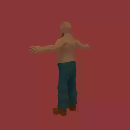 Low Poly Character man