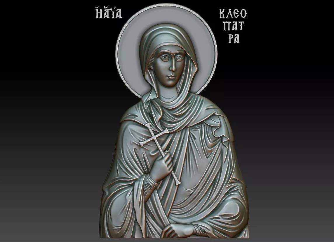 Saint Cleopatra of Palestine 3D print model