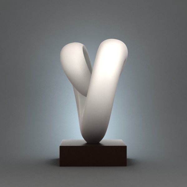 Heart Figurine  3D print model_2