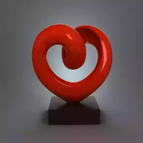 Heart Figurine  3D print model