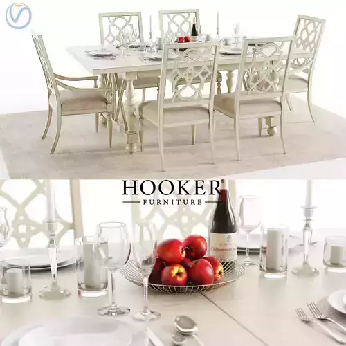 Hooker Sandcastle 80 Dining set