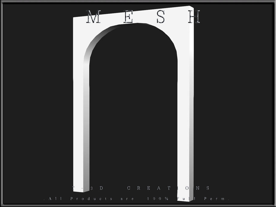 ARCH 01 Low-poly 3D model_1