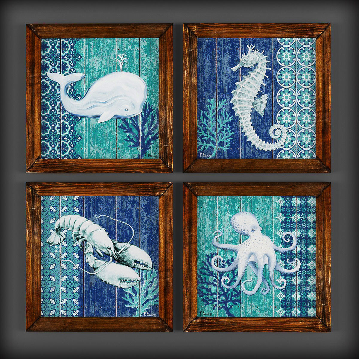 Picture Frames Low-poly 3D model_2