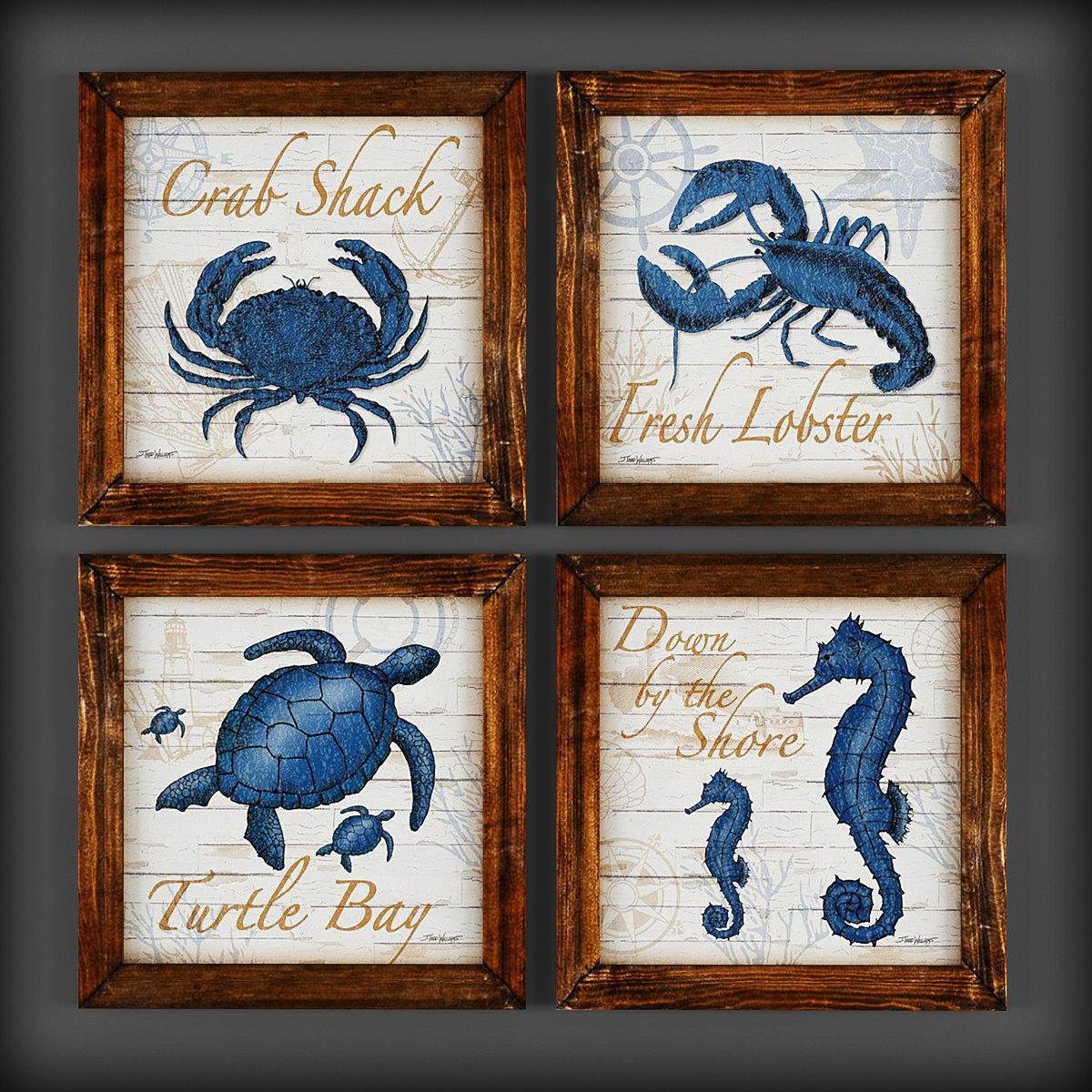 Picture Frames Low-poly 3D model_1