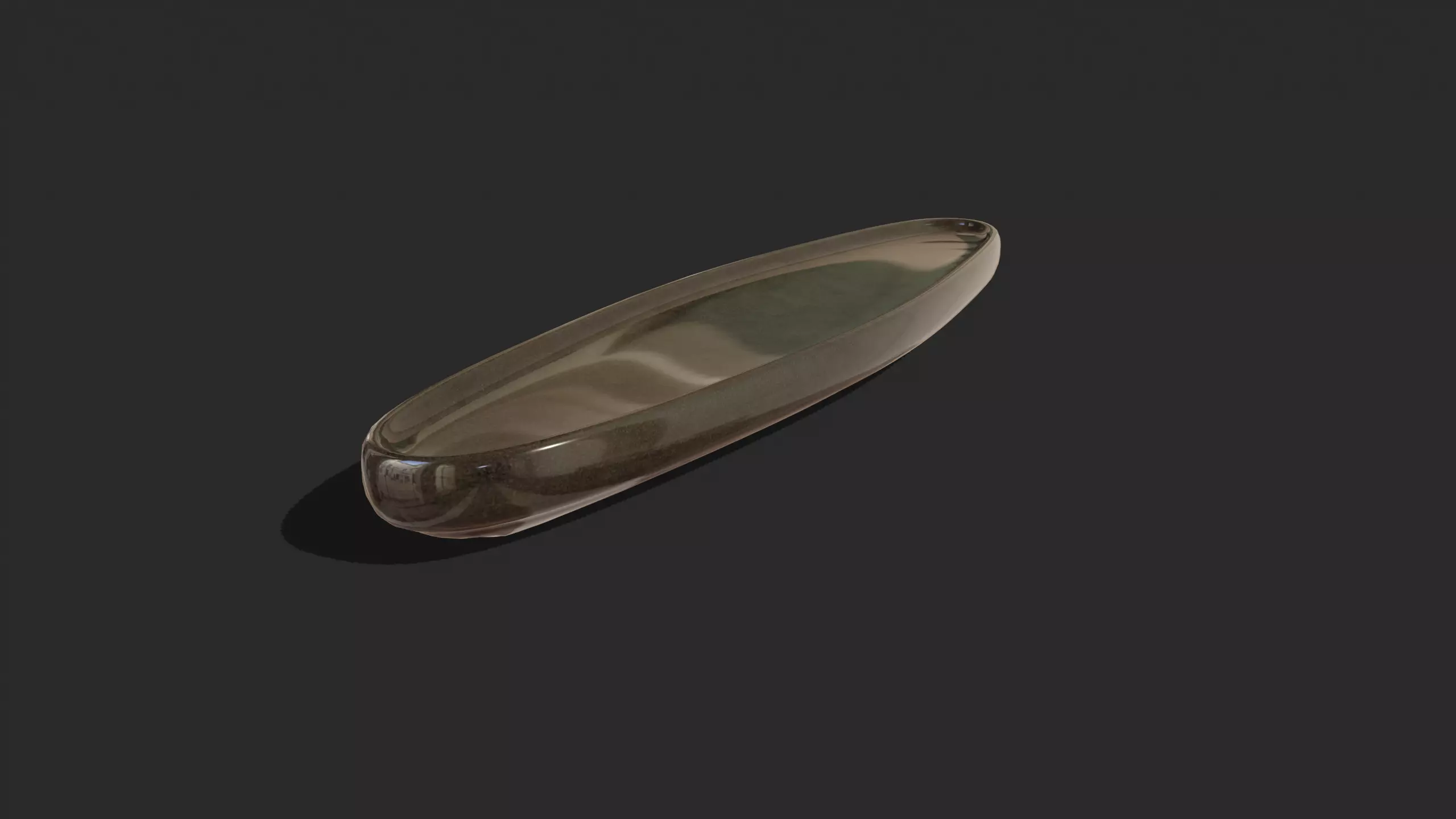 Organic Ceramic Tray Free low-poly 3D model